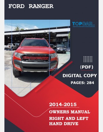 ford ranger 2014-2015 owners manual